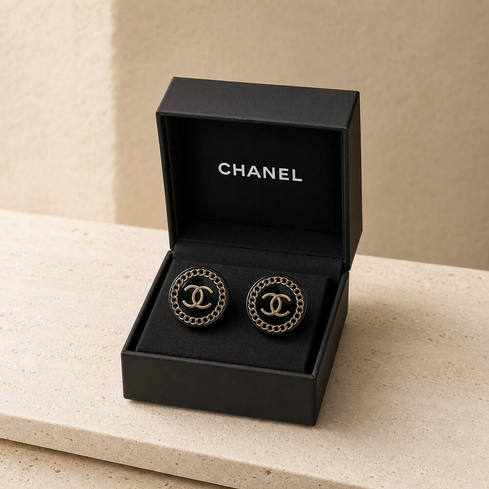CHANEL Classic Parisian Earrings Style 42 | New with Box - Picture 7 of 9